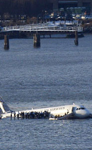 US Airways Flight Crashes into Hudson River
