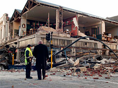 Christchurch, New Zealand, hit by massive earthquake