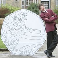 The first British coin to be designed by a teenager.