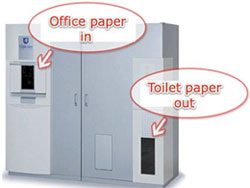 Turn Office Paper Into - Toilet Paper