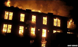 Homeless Hostel Up In Flames