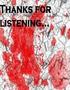 Thanks for listening