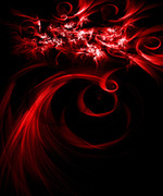 A Swirl Of Red