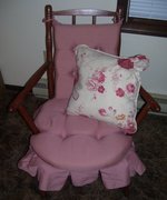 Faded Pink Armchair