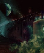 On a Train to the Moon